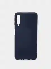 Темно-синий чехол Samsung Galaxy A7 2018 (A750), Самсунг Галакси А7 2018 (А750), силиконовый