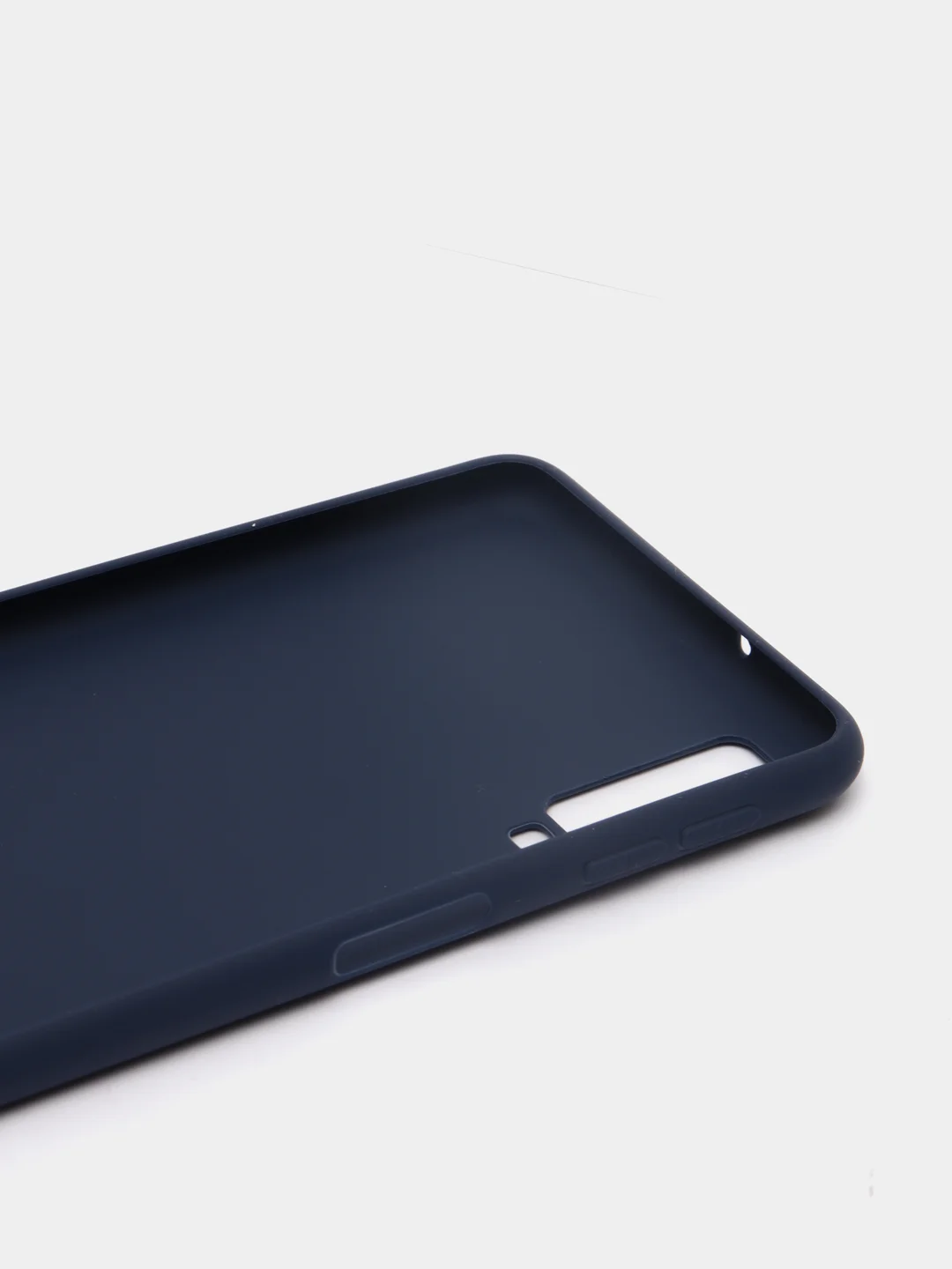 Темно-синий чехол Samsung Galaxy A7 2018 (A750), Самсунг Галакси А7 2018 (А750), силиконовый