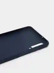 Темно-синий чехол Samsung Galaxy A7 2018 (A750), Самсунг Галакси А7 2018 (А750), силиконовый