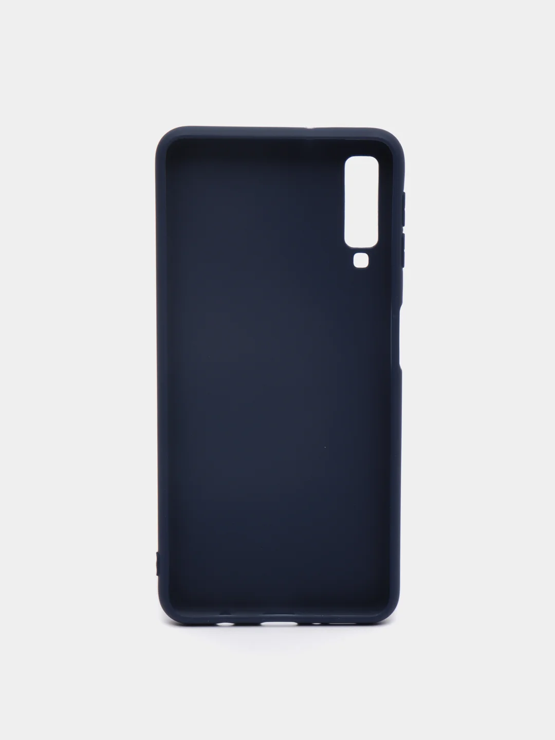 Темно-синий чехол Samsung Galaxy A7 2018 (A750), Самсунг Галакси А7 2018 (А750), силиконовый
