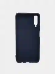 Темно-синий чехол Samsung Galaxy A7 2018 (A750), Самсунг Галакси А7 2018 (А750), силиконовый