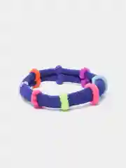 Индиго резинки для волос бесшовные