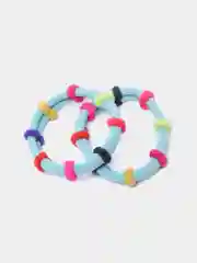 Бирюзовый резинки для волос бесшовные