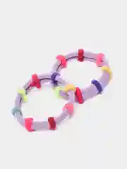 Фуксия резинки для волос бесшовные