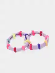 Фуксия резинки для волос бесшовные