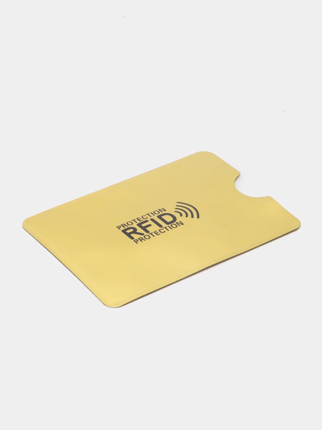 Золотой чехол для банковских карт АнтиВор RFID