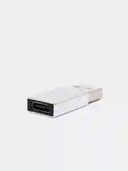 Серебряный адаптер переходник usb type-c на usb 3.0 otg