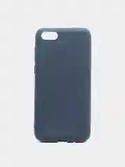 Синий чехол для Huawei Honor 7A/Y5 2018 силиконовый матовый однотонный