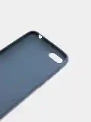 Синий чехол для Huawei Honor 7A/Y5 2018 силиконовый матовый однотонный