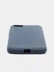 Синий чехол для Huawei Honor 7A/Y5 2018 силиконовый матовый однотонный