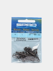 SPRO Вертлюг с застежкой "Hanging Snap" 4541 002, 1/12