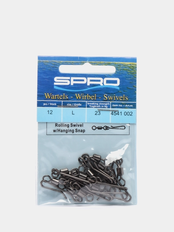 SPRO Вертлюг с застежкой "Hanging Snap" 4541 002, 1/12