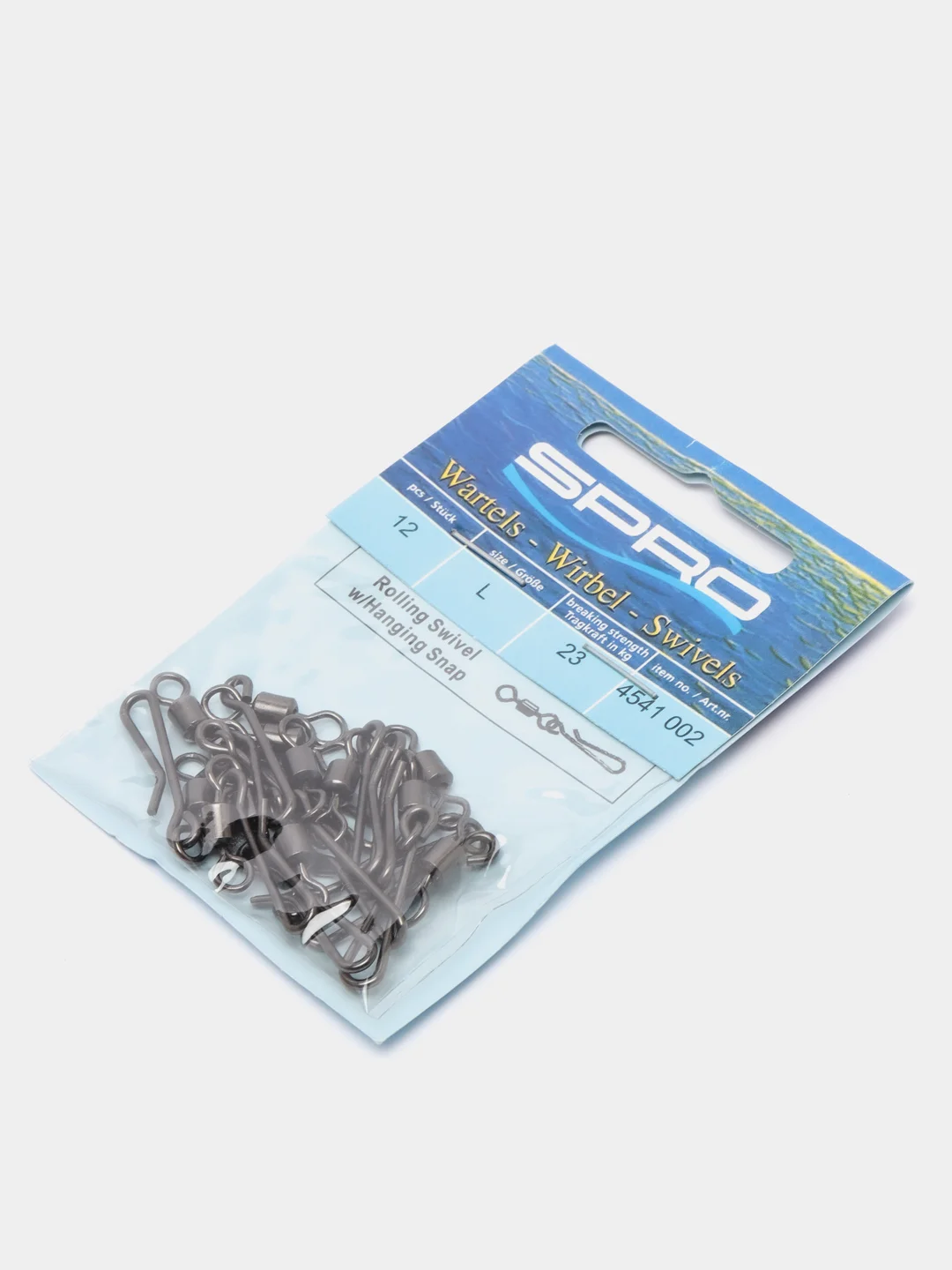 SPRO Вертлюг с застежкой "Hanging Snap" 4541 002, 1/12