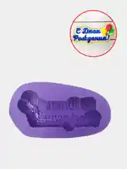 Силиконовая форма-топпер "С Днём Рождения"