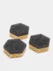 Губки для посуды Кухоньчик, 3 штуки