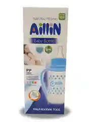 Бутылочка Aillin 240мл с ручками и силиконовой классической соской