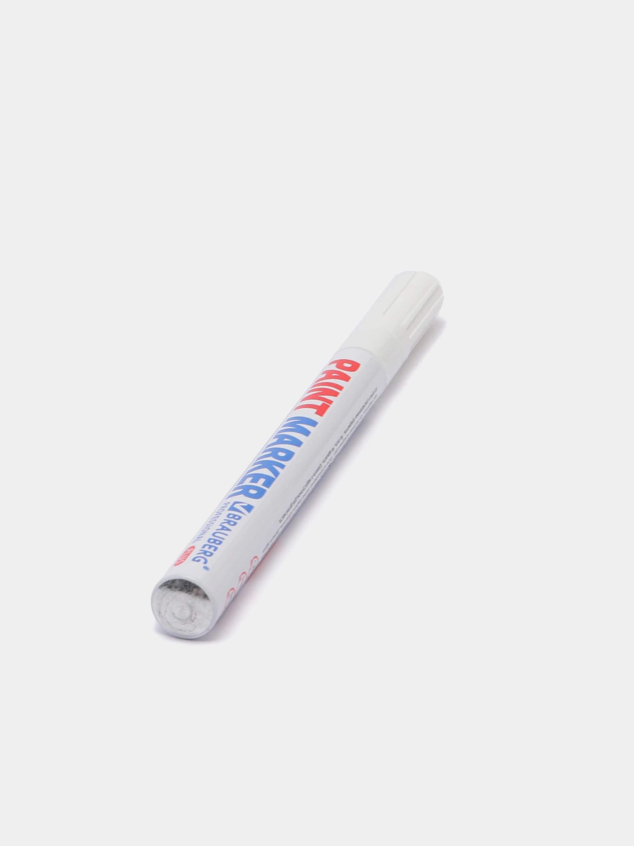 Маркер-краска лаковый (paint marker) 2 мм, БЕЛЫЙ, BRAUBERG PROFESSIONAL PLUS
