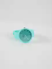 Мятный часы с силиконовом ремешком