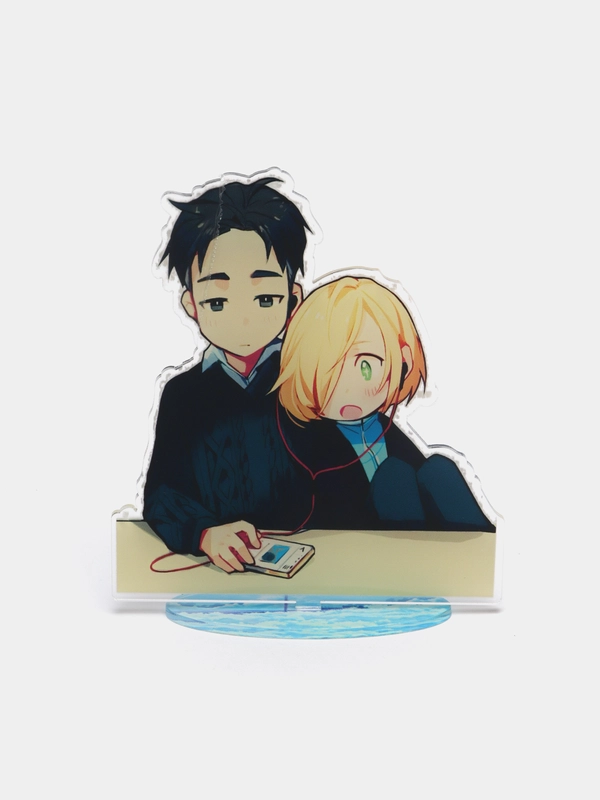 Акриловая 2д фигурка по аниме "Yuri on Ice"