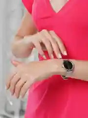 Серебряный часы женские