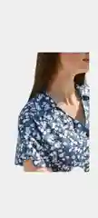 Синий платье женское из хлопка