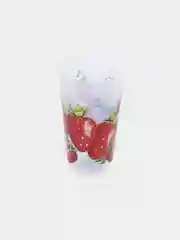 Красный стакан с декором 0,4 л