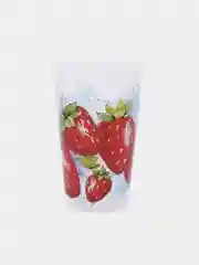 Красный стакан с декором 0,4 л