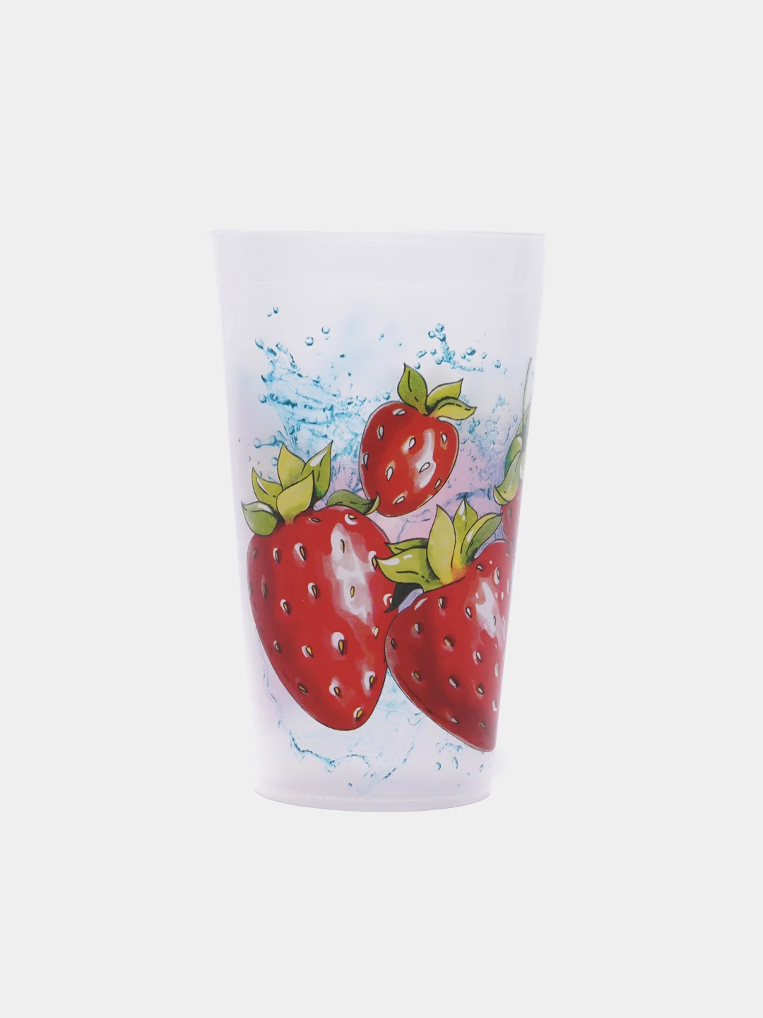 Красный стакан с декором 0,4 л