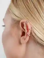 Серьги-каффы, набор из 3 штук