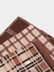 Платок носовой мужской коричневый, 3 штуки