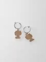 Женские серьги-клипсы "Hello Kitty"