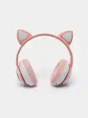 Бежевый меланж беспроводные наушники Bluetooth, со светящимися ушками, детские