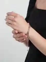 Цепочка на руку с крестами, 17.5+6 см