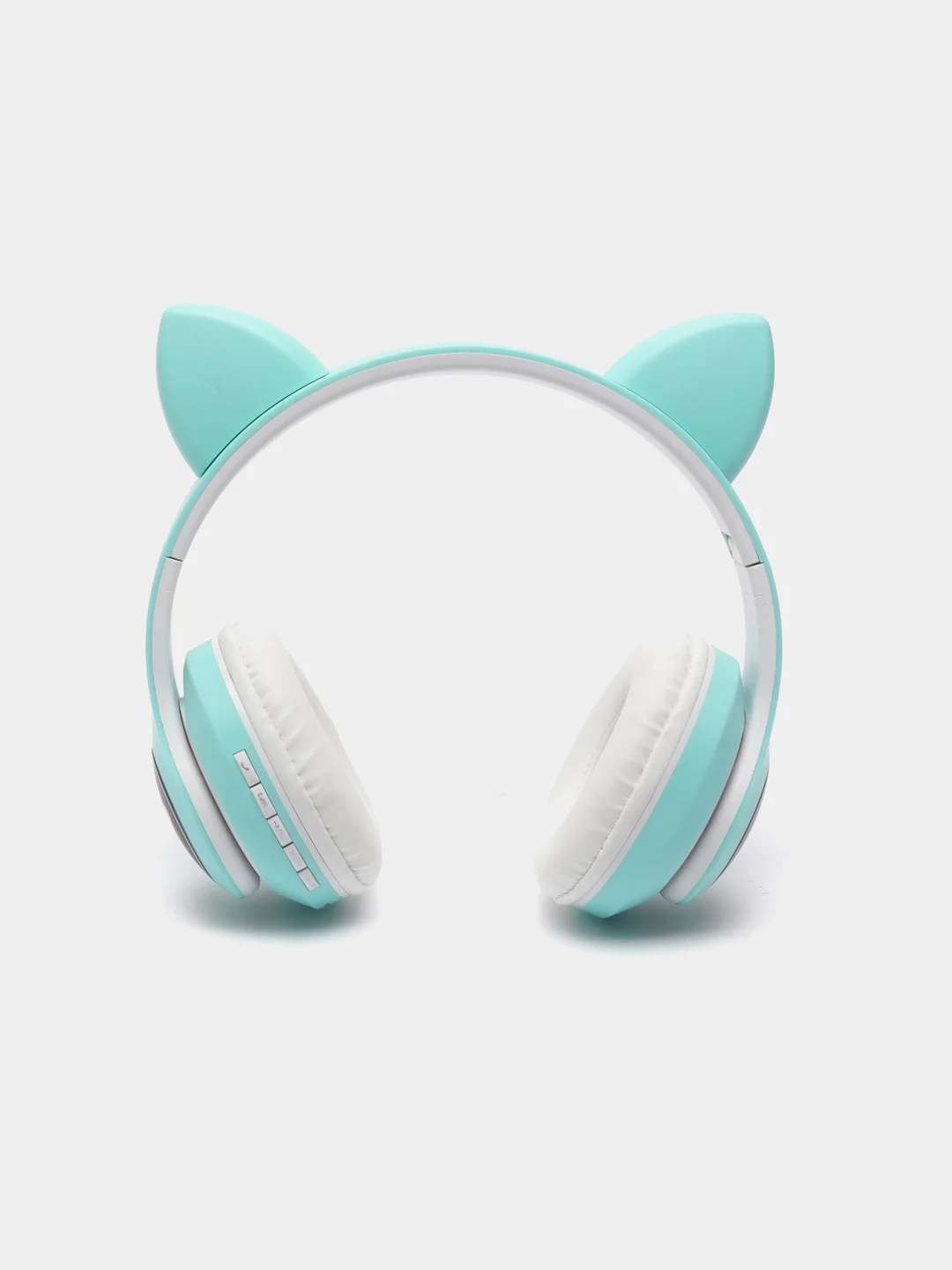 Бирюзовый беспроводные наушники Bluetooth, со светящимися ушками, детские