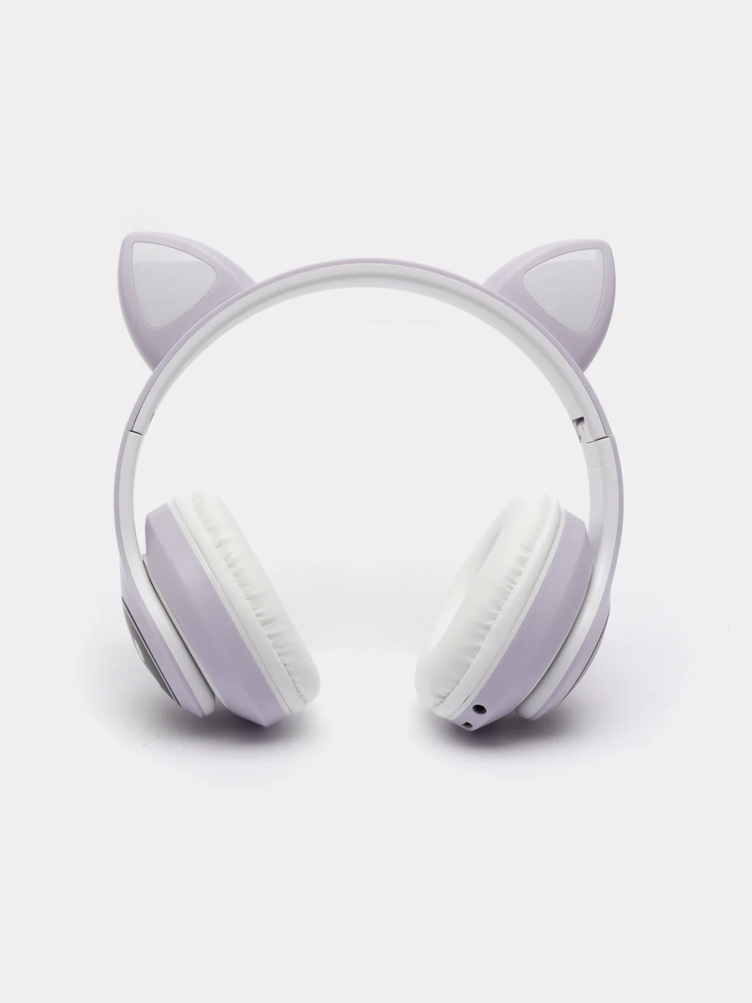 Бежевый меланж беспроводные наушники Bluetooth, со светящимися ушками, детские