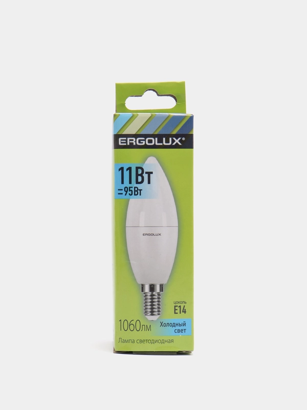 Лампа светодиодная Ergolux Е14, 11 Вт, "Свеча" LED-C35-11W-E14