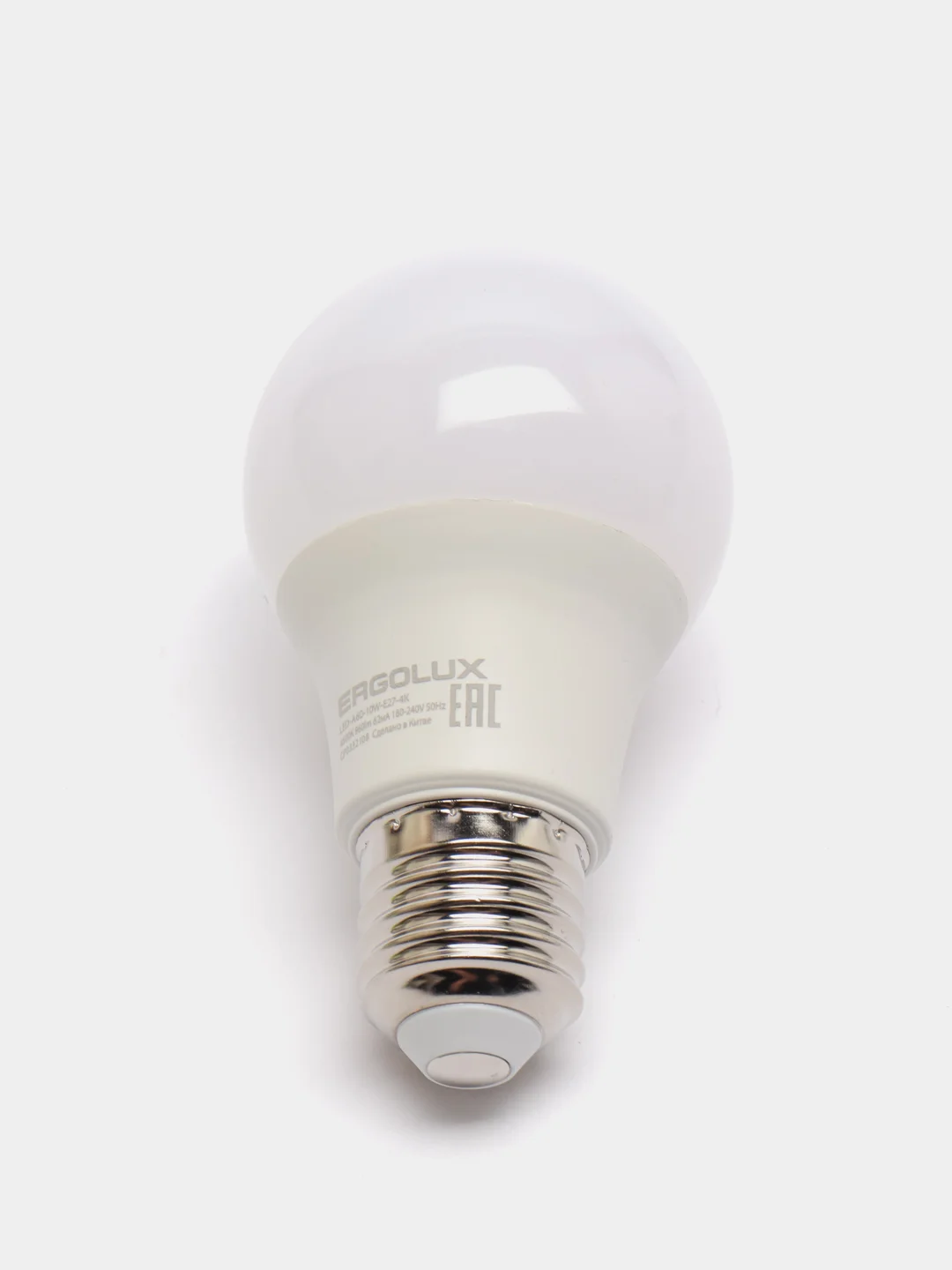 Лампа светодиодная Ergolux Е27, 10 Вт, LED-A60-10W-E27