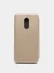 Золотой чехол книжка Xiaomi Redmi 5, Сяоми Редми 5