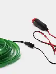 Зеленый неоновая лента для авто EL wire 3m