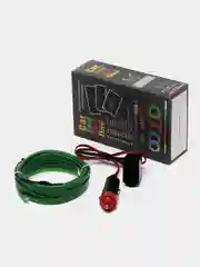 Зеленый неоновая лента для авто EL wire 3m