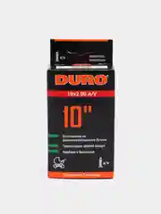 Камера для велосипеда, коляски 10" DURO прямой вентиль/ Камера велосипедная / Велокамера