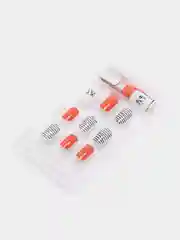 Оранжевый типсы для дизайна ногтей