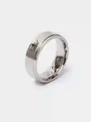 Серебряный кольца парные стальные  "Его королева" и "Ее король"