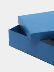 Синий коробка подарочная, складная