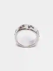 Розовый кольцо Бабочка женское, винтажное с камнями