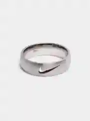 Серебряный кольцо с логотипом, унисекс