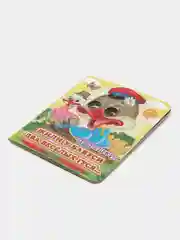 Красный книга детская картонная с глазками