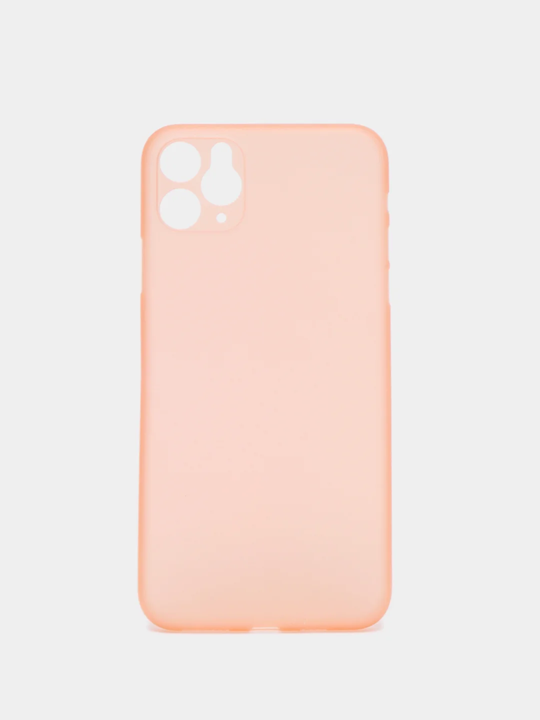 Кораллово-розовый прозрачный чехол для Apple iPhone 11 / 11 Pro / 11 Pro Max