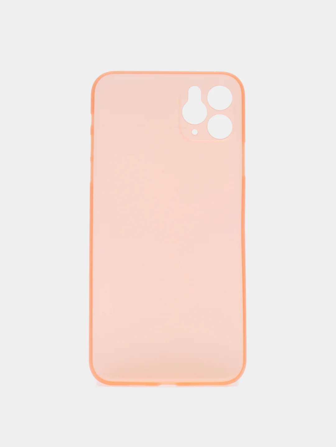 Кораллово-розовый прозрачный чехол для Apple iPhone 11 / 11 Pro / 11 Pro Max