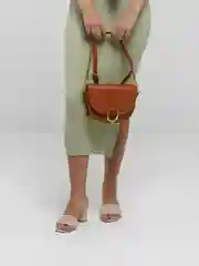 Терракотовый сумка женская через плечо